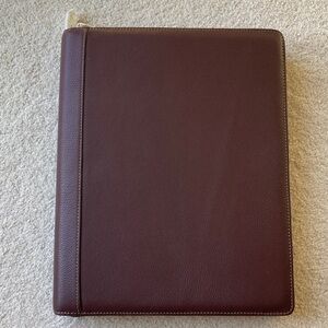 Levenger zip portfolio NWOT